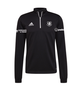 adidas Entrada 22 HalfZip Sweatshirt Schwarz