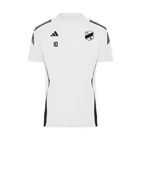adidas Tiro 24 T-Shirt Weiss Schwarz