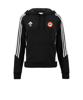 adidas Tiro 24 Hoody Damen Schwarz Weiss