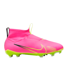 Nike Jr Air Zoom Mercurial Superfly IX Academy FG/MG Luminous Kids Pink Gelb F605 - rosa