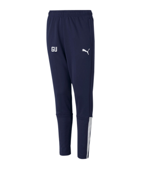 PUMA teamLIGA Trainingshose Kids Blau Weiss F06