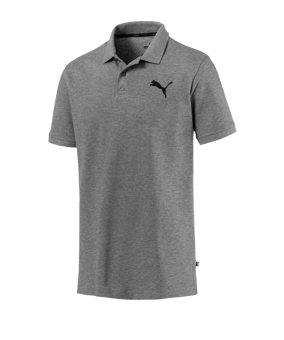 PUMA Essential Poloshirt Grau F23 - grau