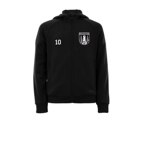 adidas Tiro 25 Travel Kapuzenjacke Kids Schwarz