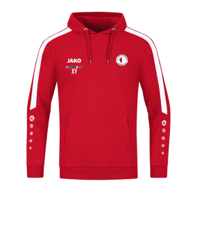 JAKO Power Hoody Rot Weiss F100