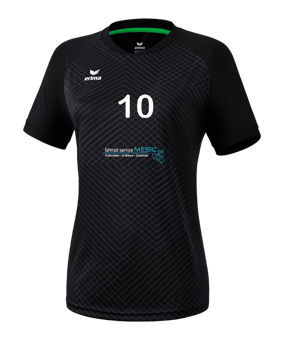 Erima Madrid Trikot Damen Schwarz