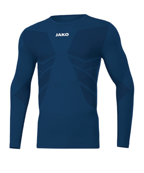 JAKO Comfort 2.0 langarm Blau F09 - blau