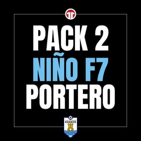 Pack 2 Portero Niño F7