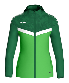 JAKO Icon Kapuzenjacke Damen Grün F222
