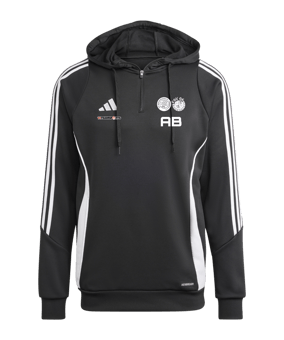 adidas Tiro 24 Hoody Schwarz Weiss 