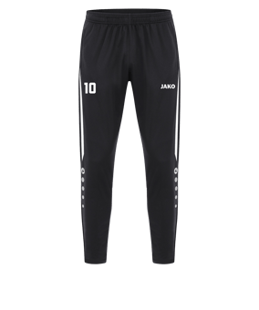 JAKO Power Polyesterhose Schwarz Weiss F802