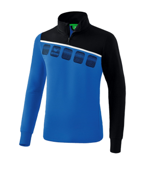 Erima 5-C Trainingstop Kids Blau Schwarz - blau