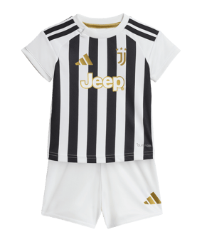 adidas Juventus Turin Trikot Set Home 2026/2027 Kids Weiß - weiss