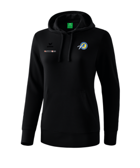 Erima Basic Hoody Damen Schwarz