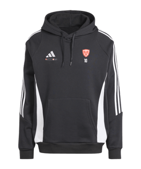 adidas Tiro 24 Hoody Schwarz Weiss oversized