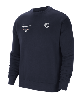 Nike Park 20 Fleece Sweatshirt Blau Weiss F451