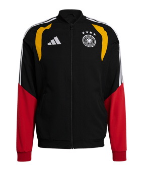 adidas DFB Deutschland Tiro Präsentationsjacke Schwarz - schwarz