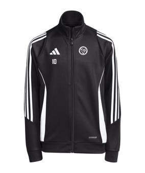 adidas Tiro 24 Trainingsjacke Kids Schwarz Weiss