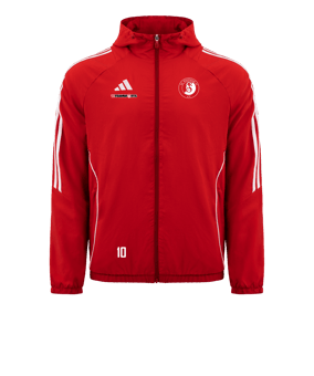 adidas Tiro 24 Windbreaker Rot Weiss