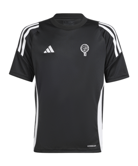 adidas Tiro 24 Trikot Kids Schwarz Weiss