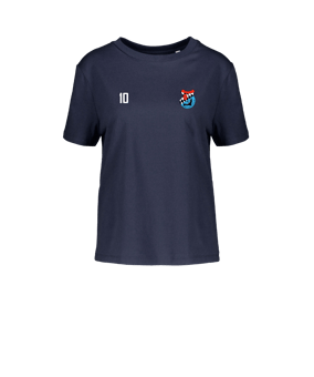 Merch Muser T-Shirt Women French Navy | #logo4c