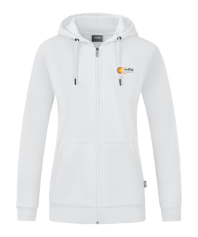 JAKO Organic Kapuzenjacke Damen Weiss F000
