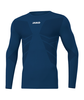 JAKO Comfort Recycelt langarm Blau F930 - blau