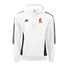 adidas Tiro 24 Hoody Weiss Schwarz