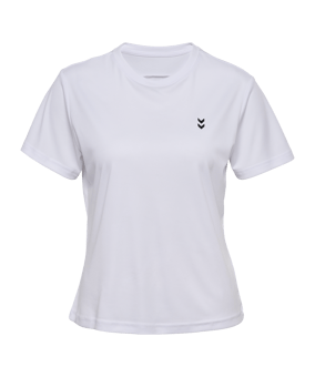 Hummel Trainingsshirt Damen Weiß F9001 - weiss