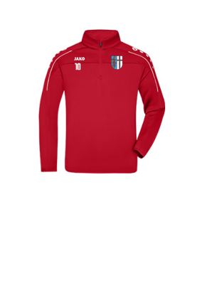 JAKO Classico Ziptop Rot Weiss F01