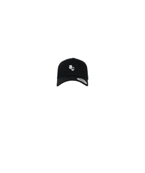 Merch 5 Panel Curved Snapback Cap Schwarz | logo4c