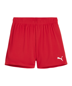 PUMA teamGOAL Short Damen Rot Weiss F01 - rot