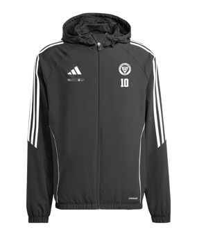 adidas Tiro 24 Windbreaker Schwarz Weiss