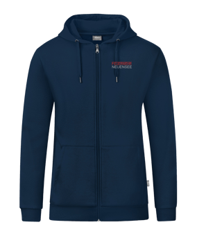 JAKO Organic Kapuzenjacke Blau F900