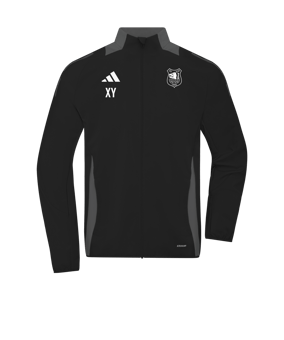 adidas Tiro 24 Competition Präsentationsjacke Schwarz Grau