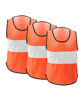 Cawila Trainingsleibchen TEAM 3er Set Orange - orange