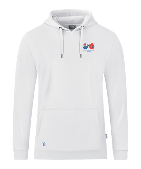 JAKO Organic Kapuzensweat Weiss F000 