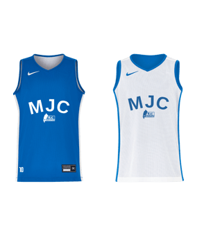 Nike Team25 Basketball Stock Reversible Trikot Kids Blau F463