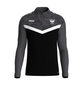 JAKO Iconic HalfZip Sweatshirt Schwarz F801
