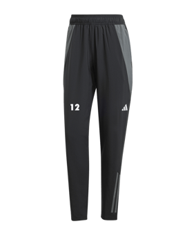 adidas Tiro 24 Competition Präsentationshose Damen Schwarz Grau