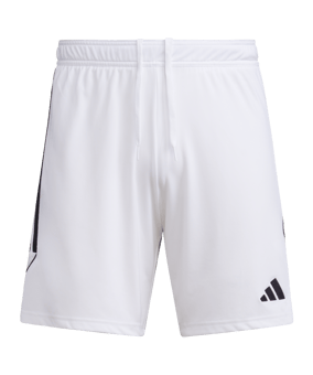 adidas Tiro 23 Short Weiss Schwarz - weiss