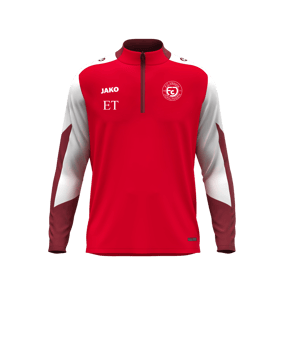 JAKO Dynamic Zip Sweatshirt Rot F114