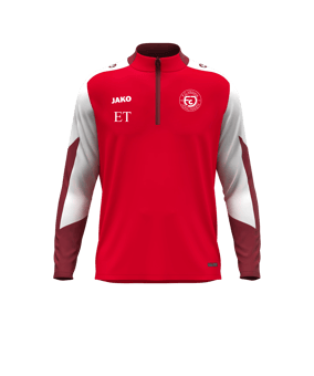 JAKO Dynamic Zip Sweatshirt Rot F114