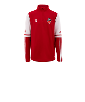 adidas Squadra 25 HalfZip Sweatshirt Kids Rot