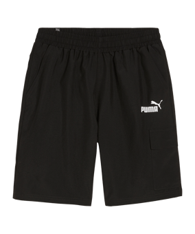 PUMA Essentials Woven Cargo Short Schwarz F01 - schwarz