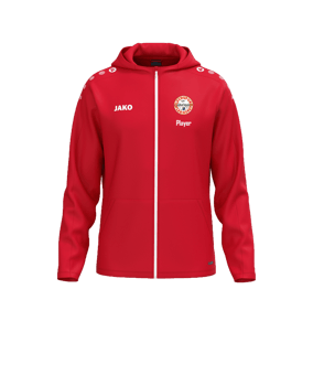 JAKO One Kapuzenjacke Rot F100