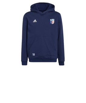adidas Entrada 22 Hoody Kids Blau
