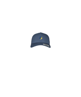 Merch 5 Panel Retro Trucker Cap Navy