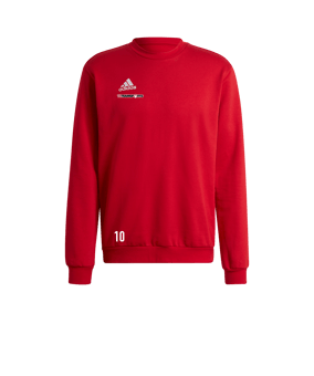 adidas Entrada 22 Sweatshirt Rot