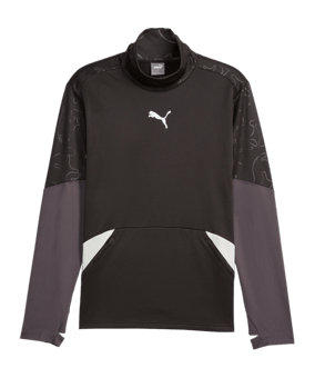 PUMA individual Winterized Sweatshirt Schwarz F03 - schwarz
