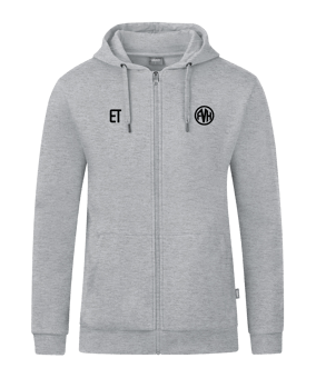 JAKO Organic Kapuzenjacke Grau F520